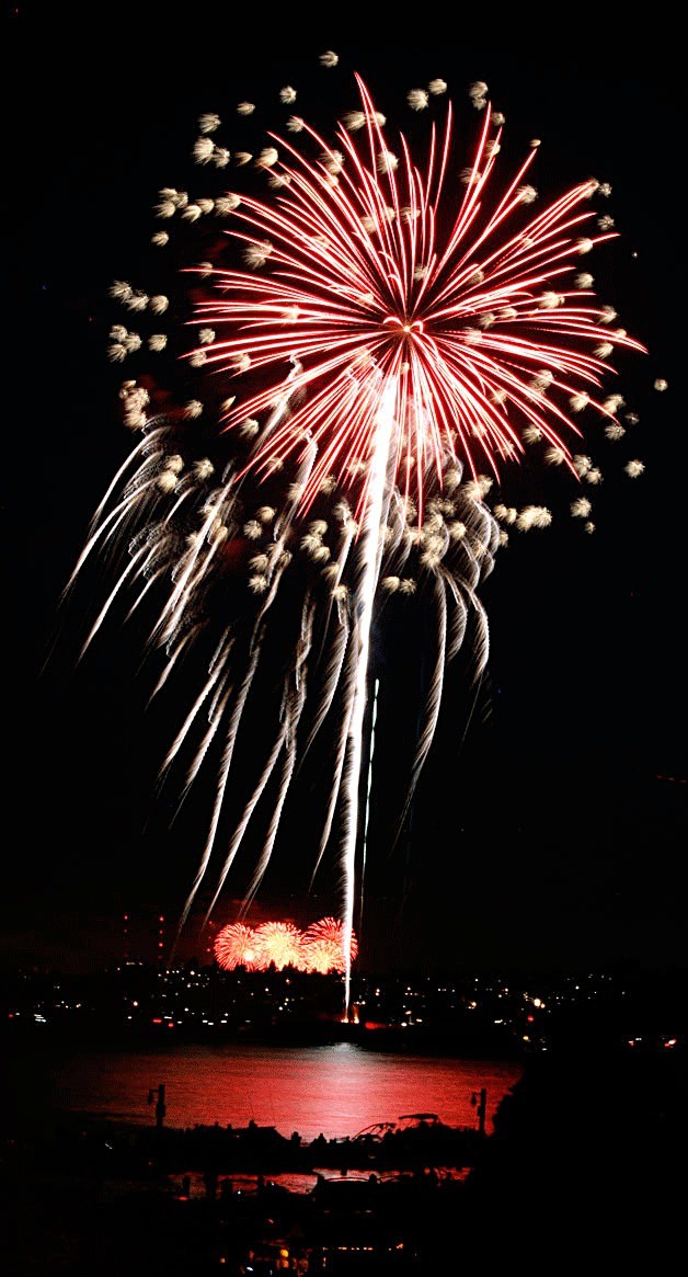 The city of Kenmore will hold a public fireworks display tomorrow at Log Boom Park.