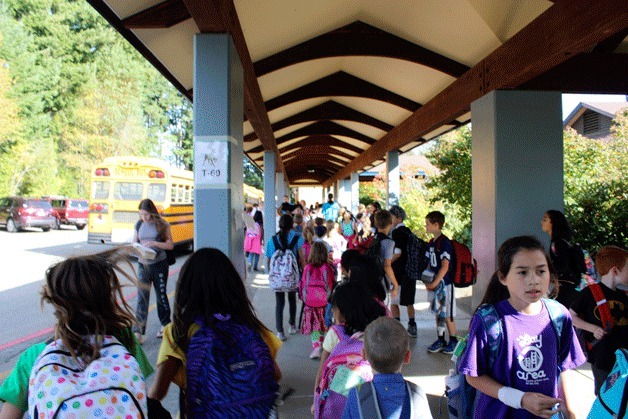 Canyon Creek Elementary in Bothell has a larger attendance than three of the six Northshore School District junior high schools at 772 students.