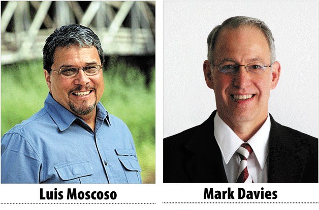Luis Moscoso and Mark Davies are running for Pos. 2 in the First Legislative District.