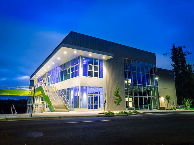 An artist's UW Bothell Activities and Recreation Center.