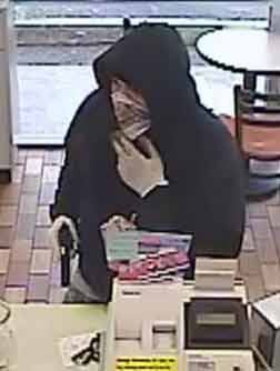 Police are searching for the man who recently robbed more than 20 businesses in King and Snohomish counties