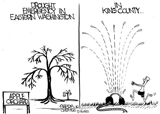 Drought emergencies in Washington state | Cartoon for May 27