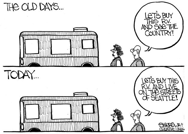 Let's buy this RV and live... | Cartoon for Jan. 28