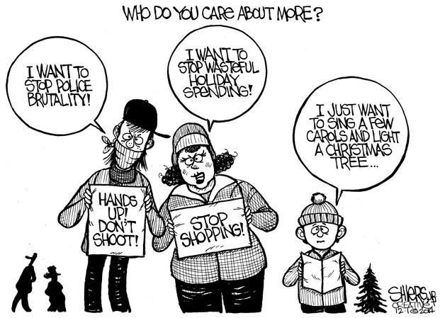Who do you care about more? | Cartoon for Dec. 2