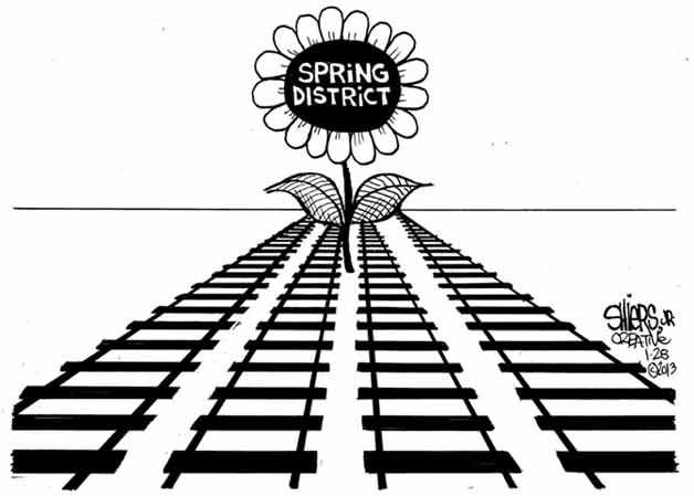 Sound Transit vs. Bellevue's Spring District | Cartoon for Feb. 2