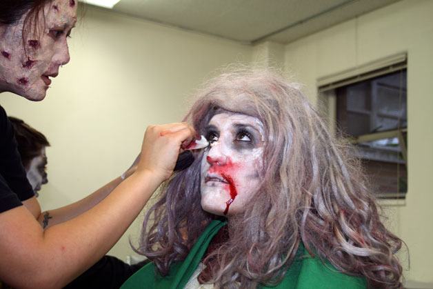 Students at Bastyr University in Kenmore dress up each Halloween for the college’s fundraiser Haunted Trails. The event begins tonight and will run for two consecutive weekends through the trails in Saint Edward State Park.