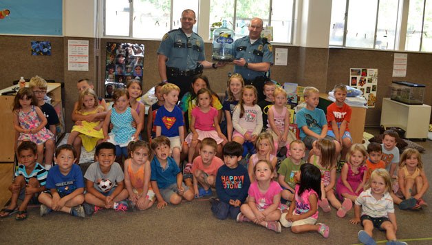 Bothell Daycare and Preschool had a special visit from the Seattle Police Deptartment.