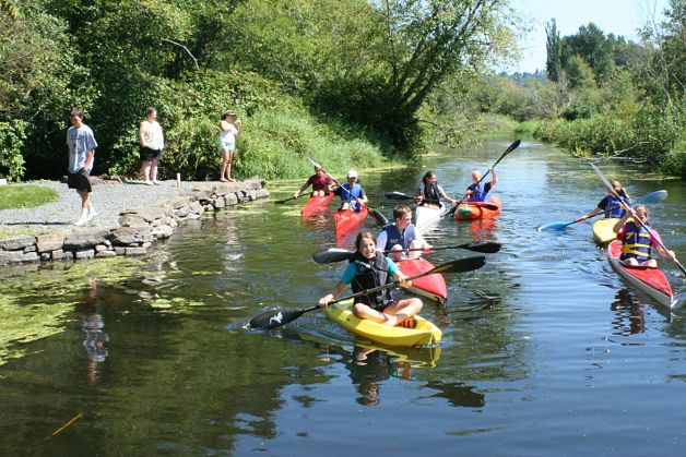 The city of Kenmore and the Kenmore Waterfront Activities Center at Squire’s Landing Park will offer canoe and kayak classes on the Sammish River.