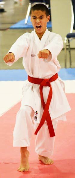Bothell’s Christopher Penna competes at the karate national championships and United States team trials in Fort Lauderdale