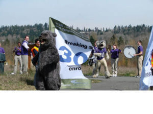 More than 200 people packed the University of Washington