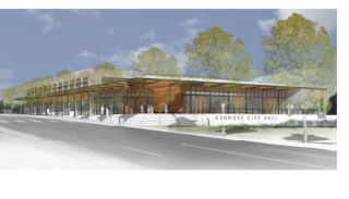 Here’s an artist’s rendering of what the new Kenmore City Hall should look like.