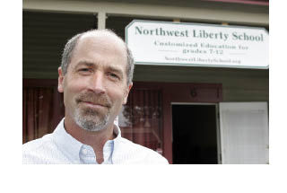 Bob Hagin will open Northwest Liberty School this fall. He works as a homeschool teacher and summer-school principal for the Northshore School District.