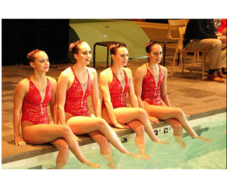 Seattle Synchronized Swim Team’s Liane Lovitt of Inglemoor High