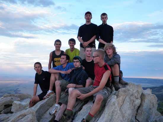 Kenmore Boy Scout Troop 582 on its recent New Mexico hike.