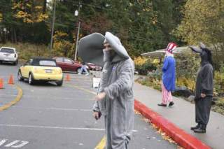 Arrowhead Elementary Principal Pete Misner (elephant)