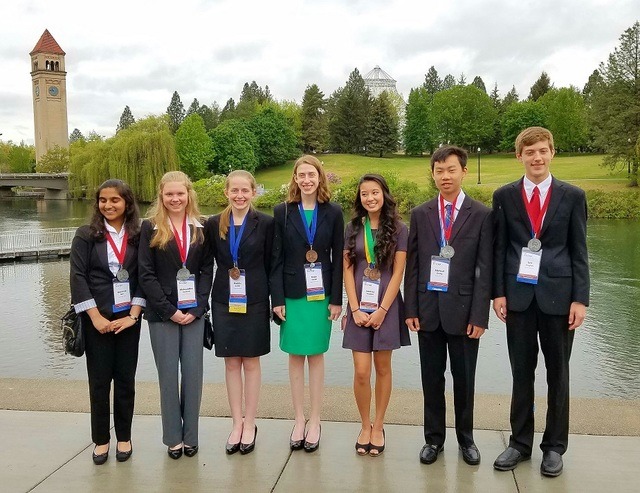 Bothell High School FBLA students. Contributed photo/NSD