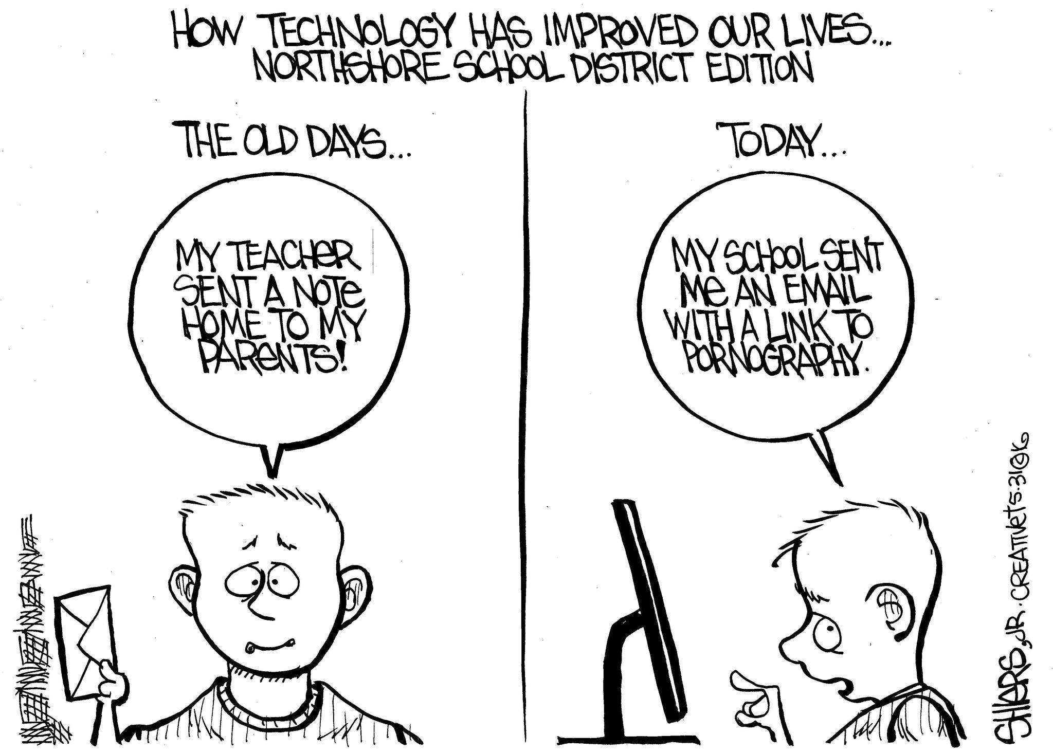 How technology has improved our our lives | Cartoon for June 7