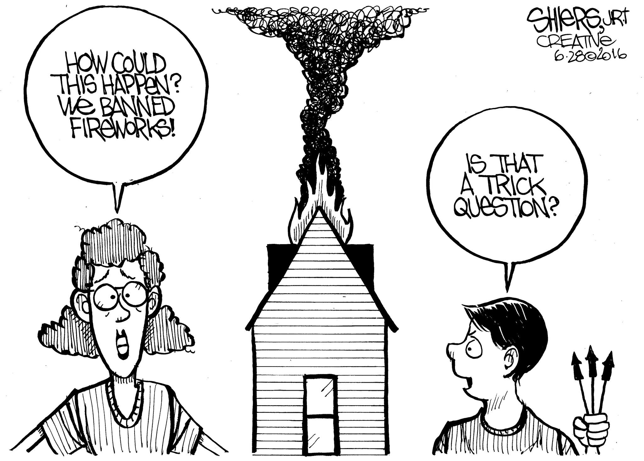 Is that a trick question? | Cartoon