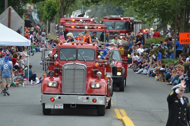 Thousands gathered in downtown Bothell for the annual Fourth of July parade. GREG NELSON/Special to the Reporter