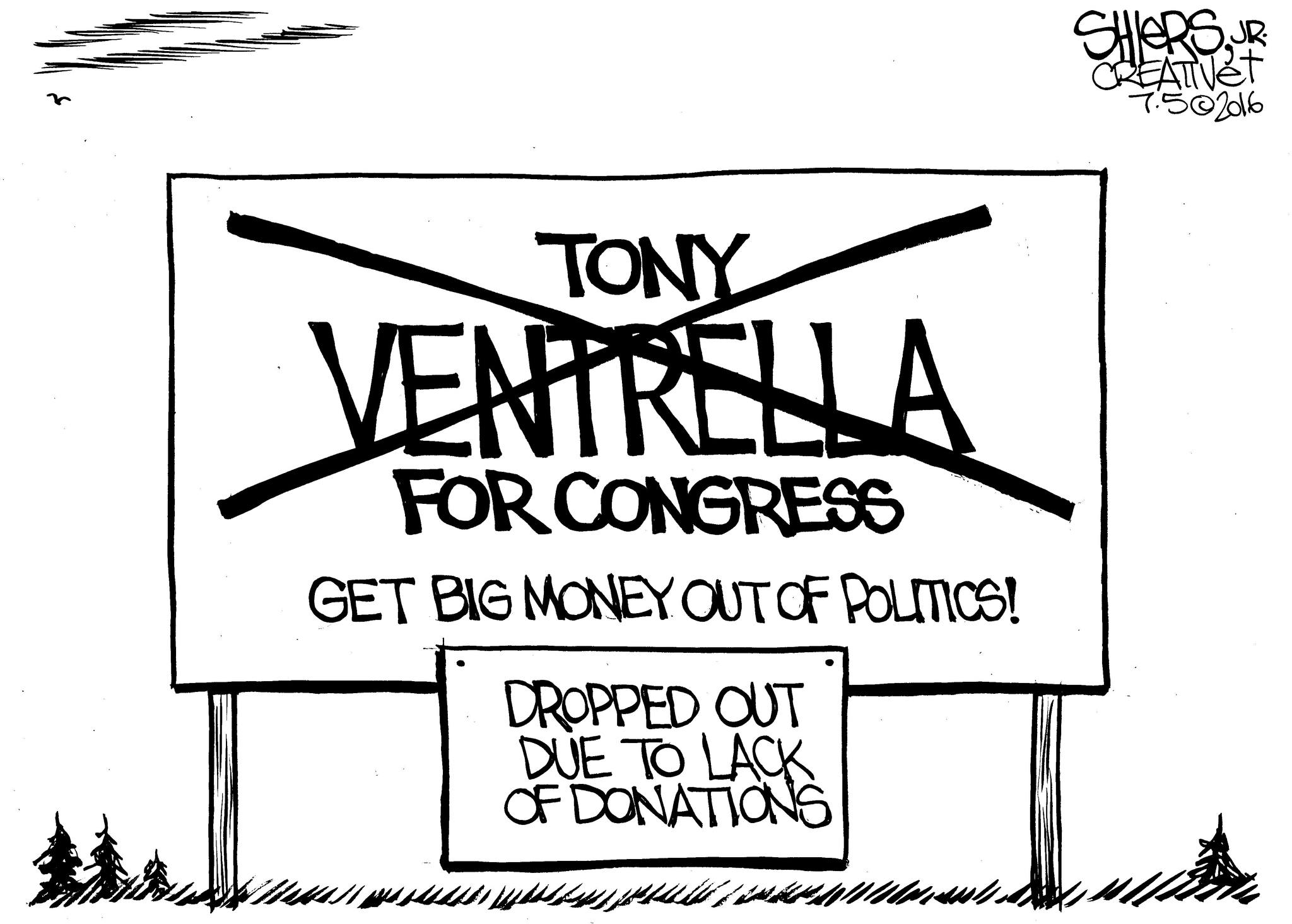 Get big money out of politics | Cartoon