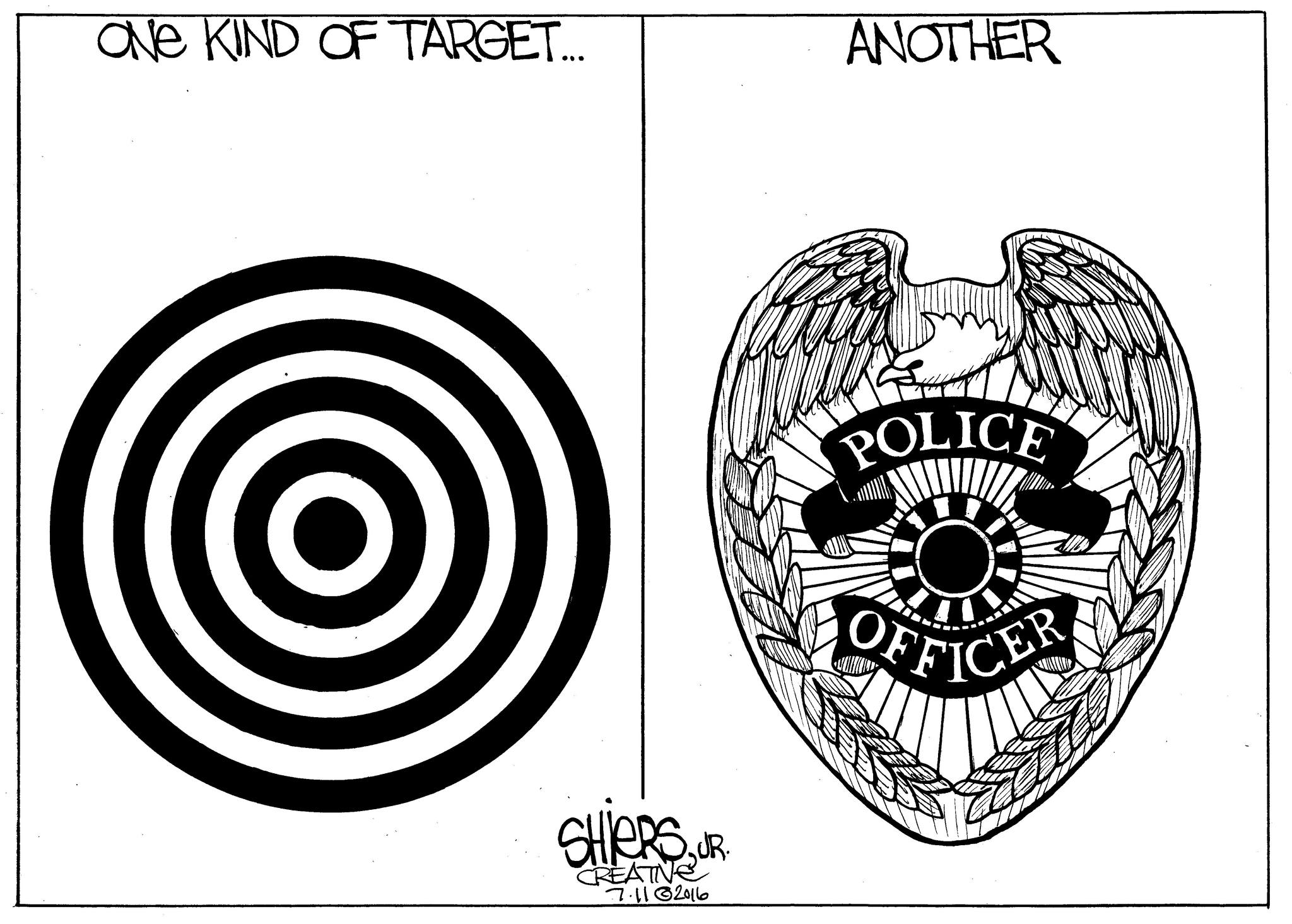 One kind of target | Cartoon