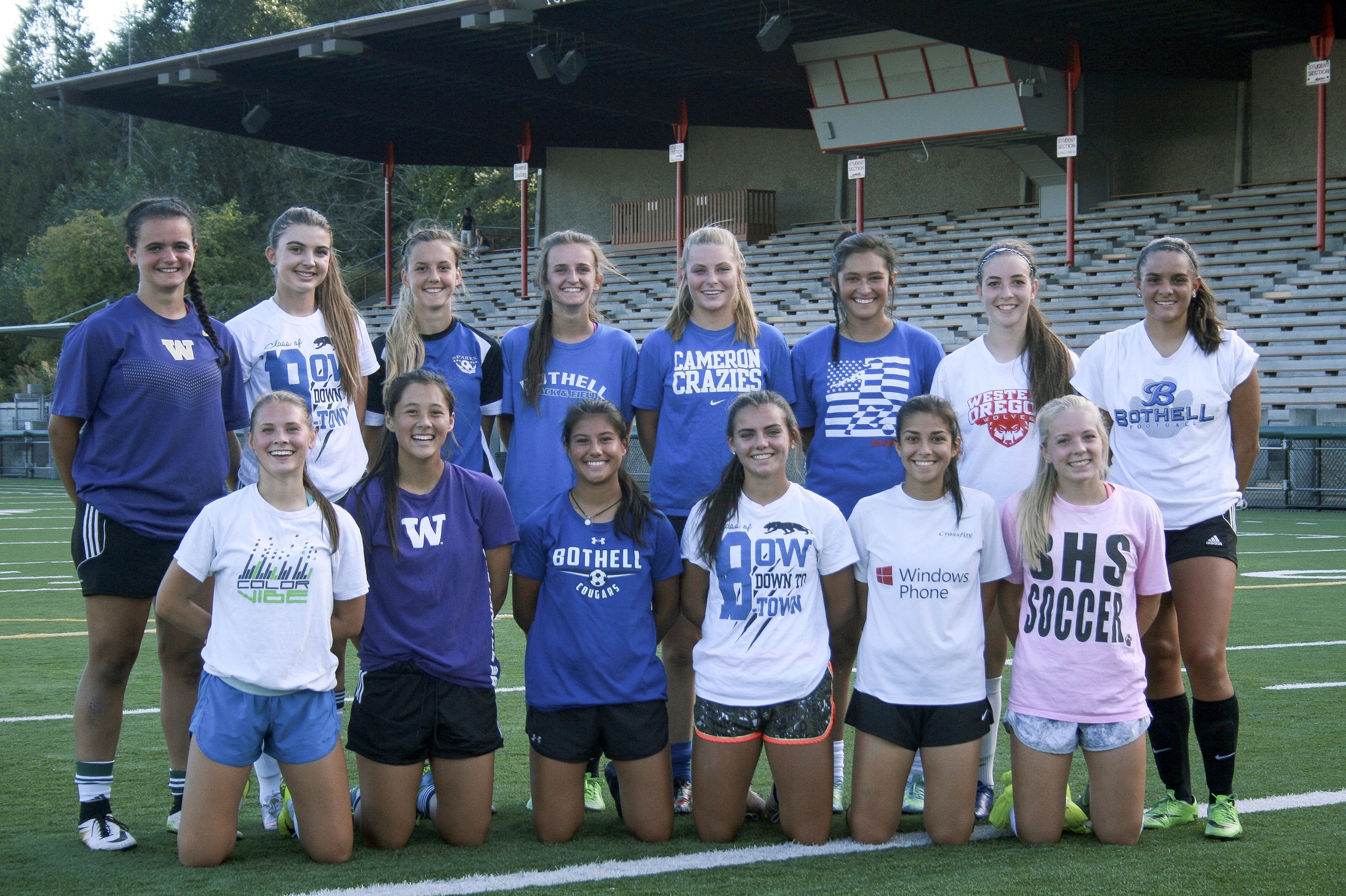 The Bothell High girls’ soccer team includes five seniors