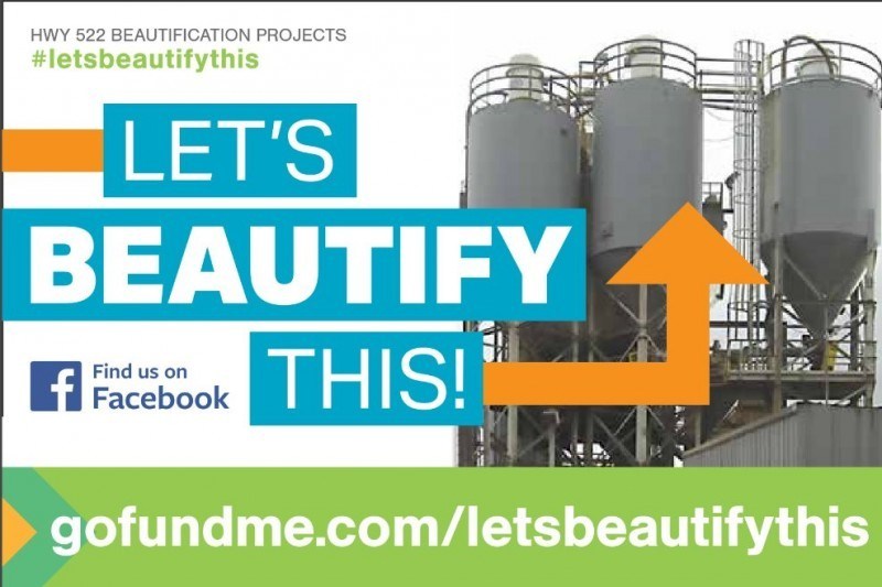 This GoFundMe page is dedicated to raising fund to “beautify” the silos on Kenmore’s waterfront. Contributed art