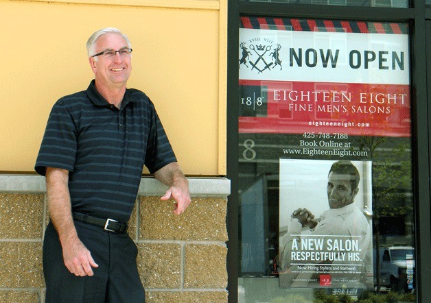 Ron Barbera has opened  the 18|8 Fine Men’s Salon in Bothell for Northshore men who want more from a barber.