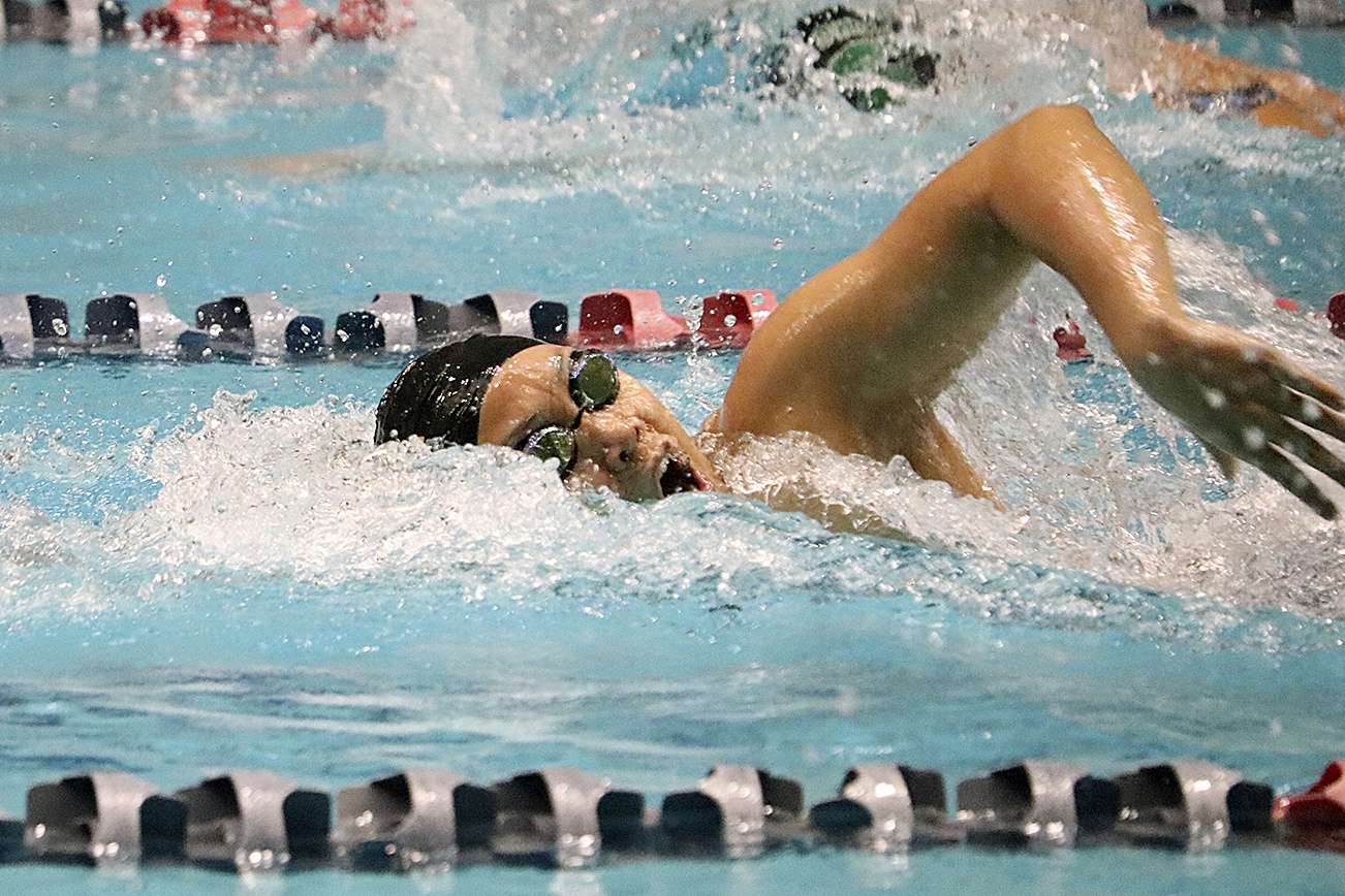 Inglemoor sophomore wins two titles at state swim championships