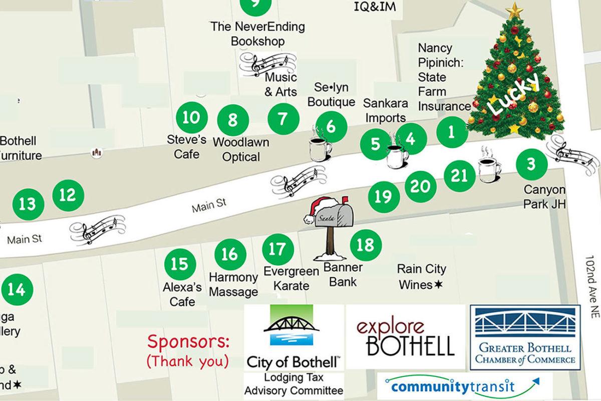 Bothell Tree Lighting Festival this Sunday Map of events Bothell