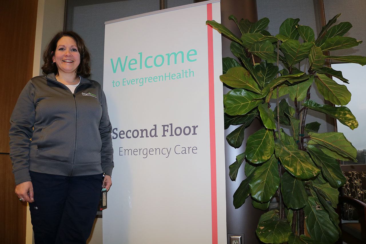 Susan Johnson, a nurse at EvergreenHealth Redmond, was recently recognized for her work with the March of Dimes 2016 Nurse of the Year award in the Community Health and Public Health category. Samantha Pak, Redmond Reporter