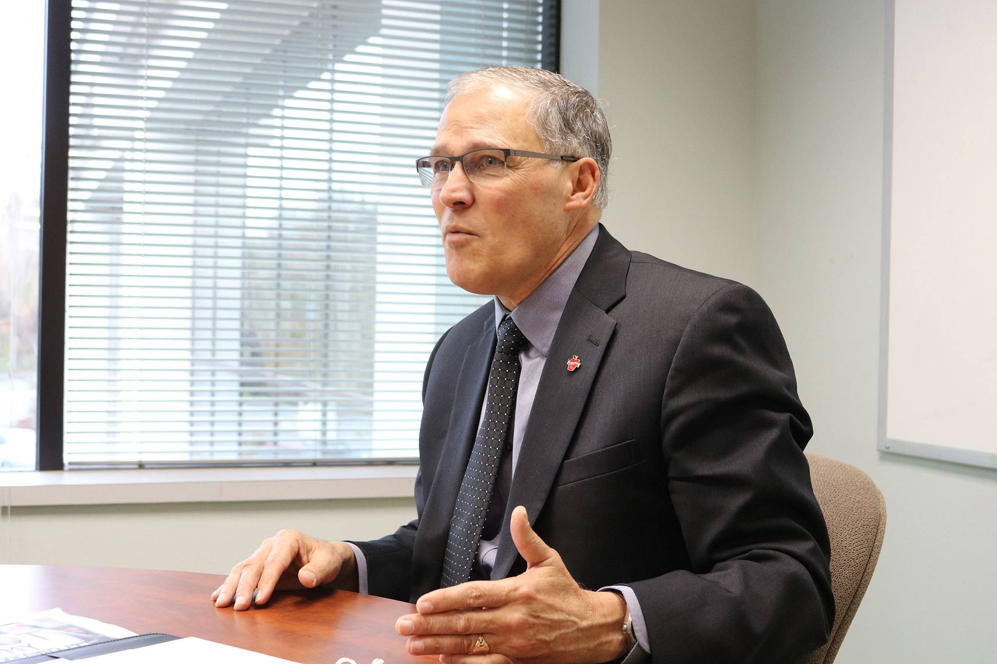 Inslee focused on funding education