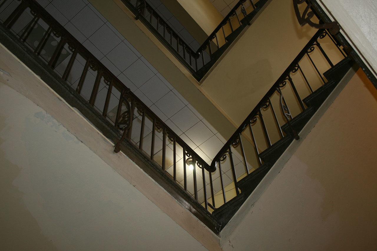 This stairwell in the St. Edward Seminary was featured in a tour of the property on Feb. 11. CATHERINE KRUMMEY / Kenmore Reporter