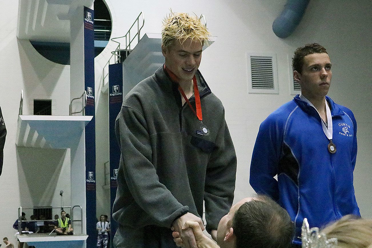 Inglemoor’s Alex Crotteau takes second in 50 freestyle at state | 4A Swim and Dive roundup