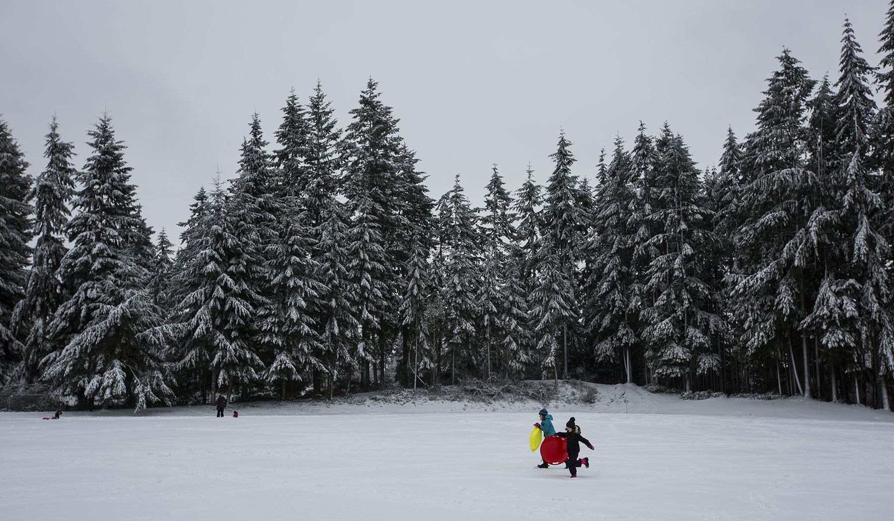 Thousands of kids in the Puget Sound area missed school on Monday due to inclement weather. Daniella Beccaria / The Herald