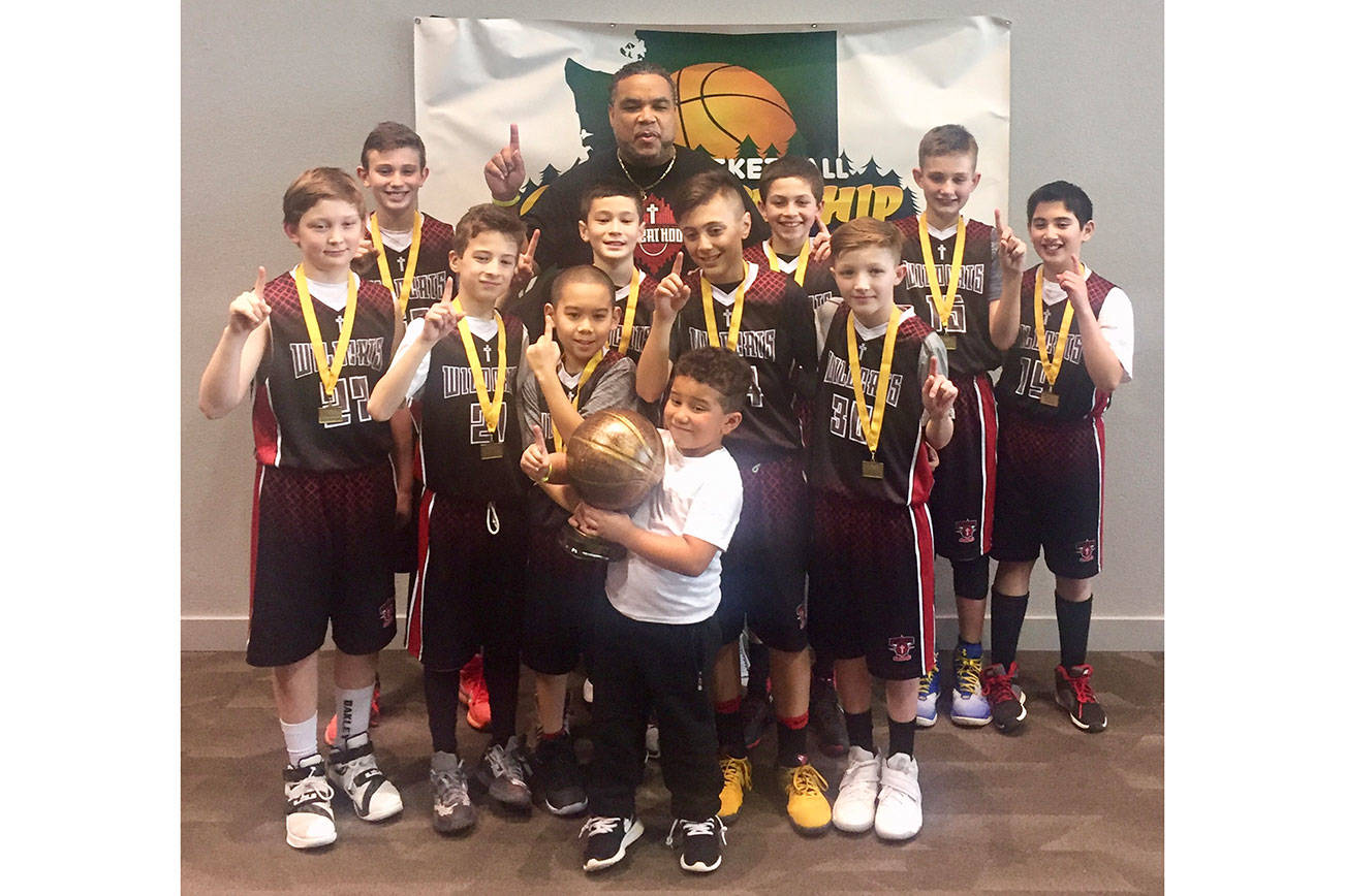 The Wildcat 5th grade boys basketball team won the state championship. Contributed photo