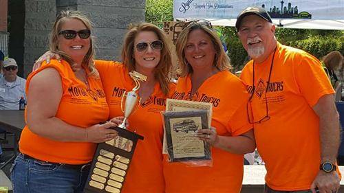 In the transit (large bus) category at the regional Road-e-o competition, Northshore School District drivers Natalie Gunderson, Tracey Rachuy, Melanie Nelson and Mike Nelson made up the top four competitors. Courtesy photo