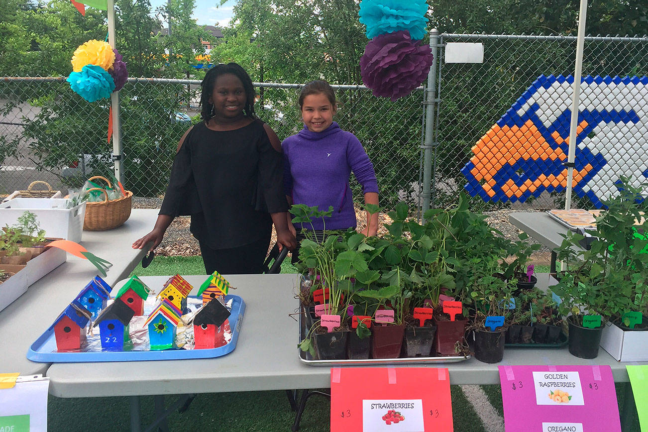 Evergreen Academy holds farmer’s market