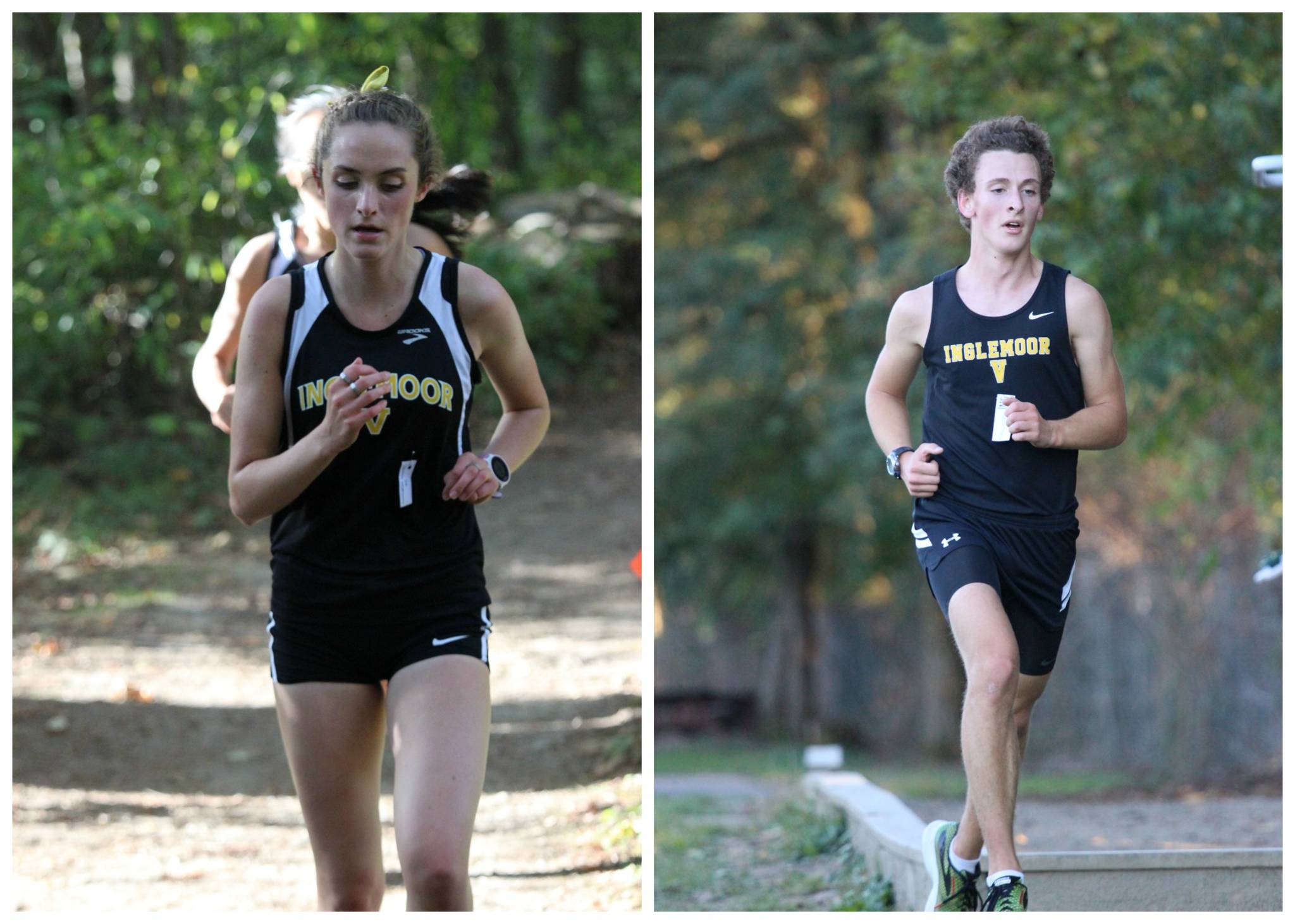 Inglemoor High’s Amanda Cunningham and Ethan Karlinsey. Courtesy photos