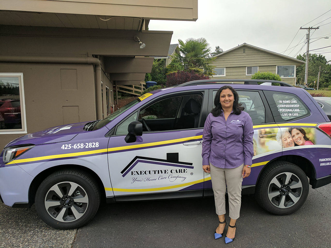 Kirkland resident Aarti Bindlish owns the new Executive Care branch based in Bothell. Courtesy photo