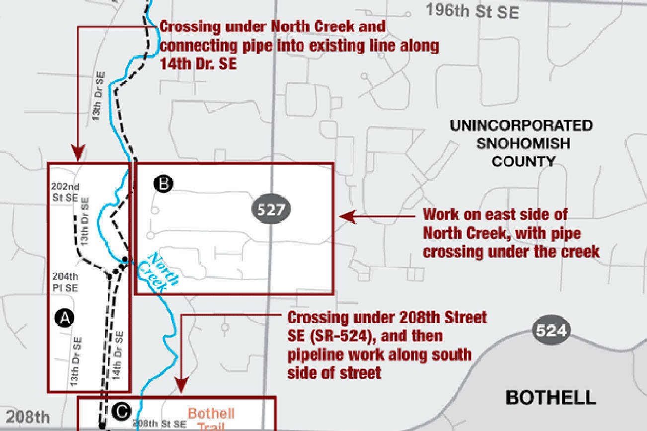 North Creek Interceptor construction update: Canyon Park Business Center street restoration and paving begins