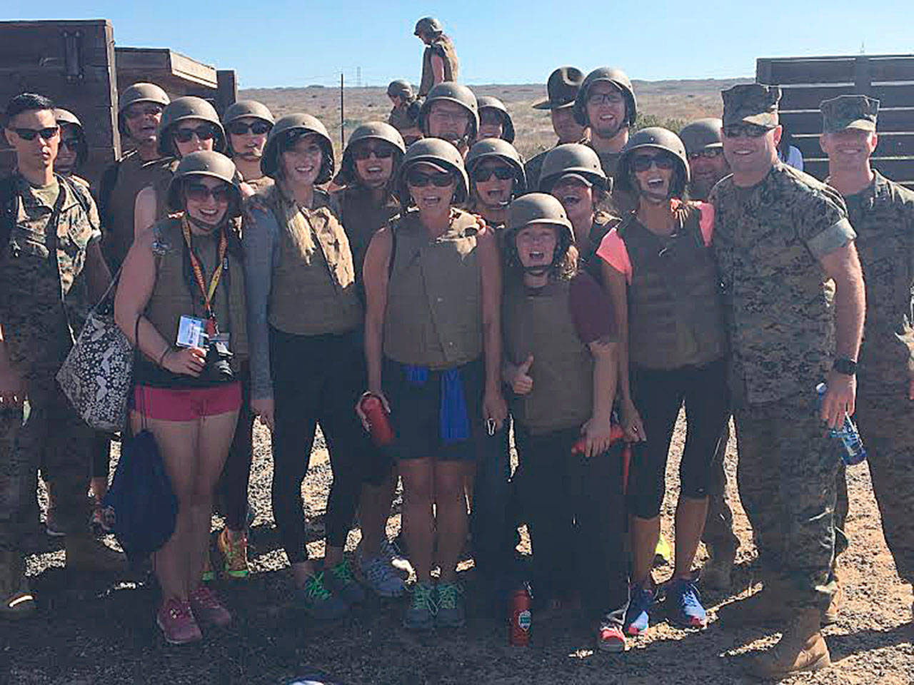 The Seattle educators at the Marine Corps Educators Workshop in Camp Pendleton. Photo courtesy of Abby Durrett