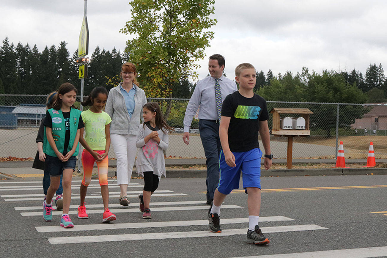 Bothell’s Crosswalk Flashing Lights program ensures children have a safe route to school