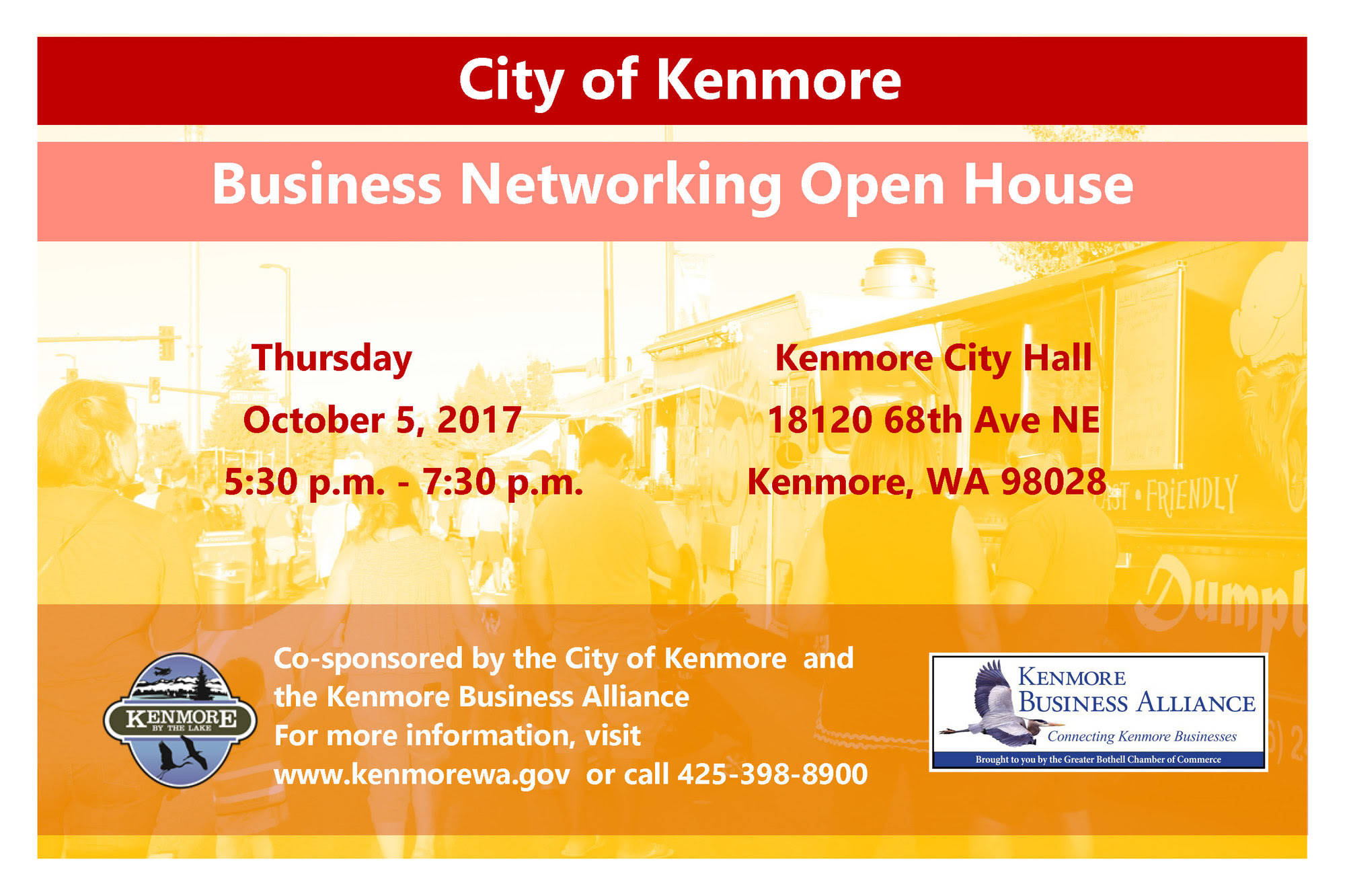 Kenmore Business Networking Open House set for Oct. 5