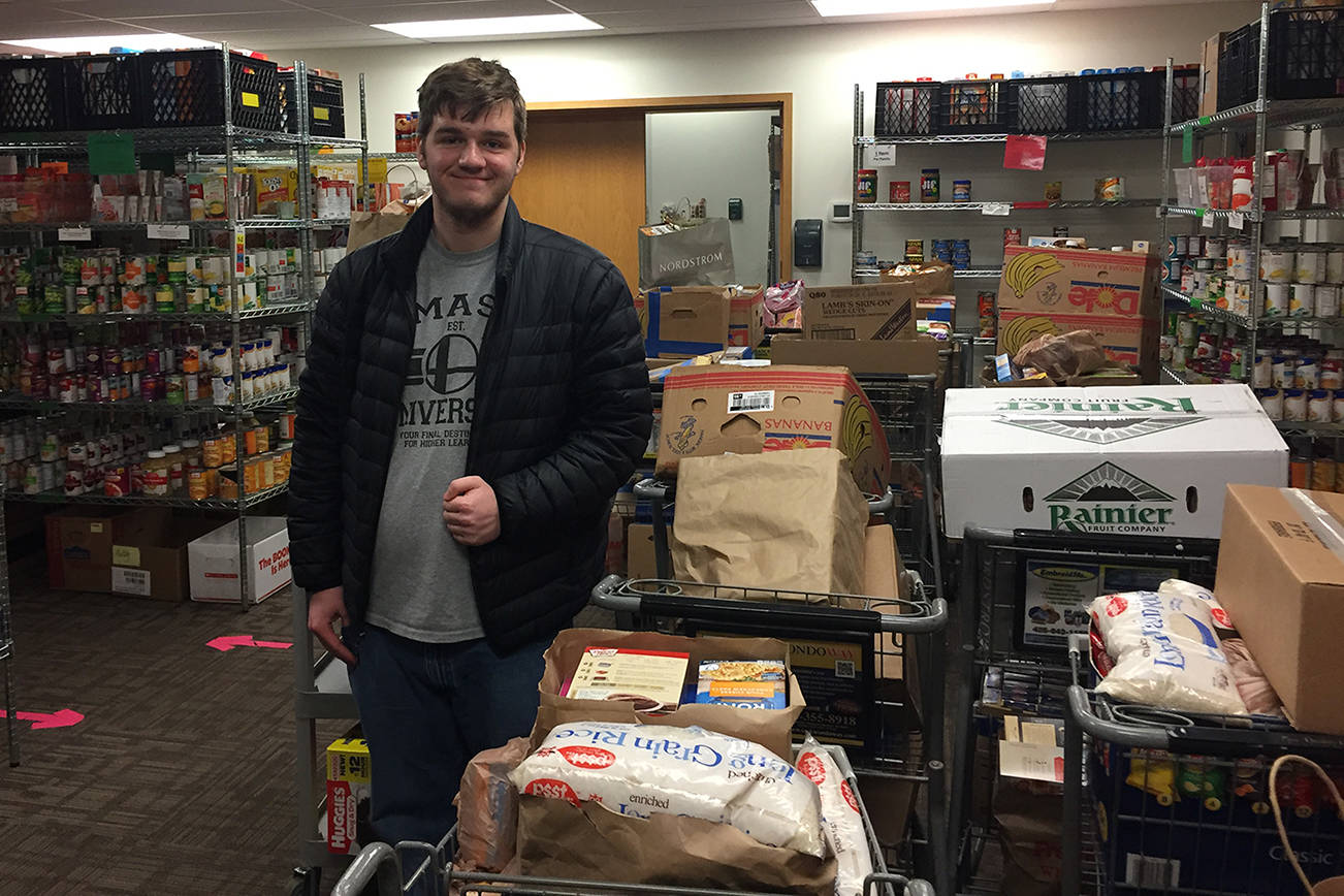 Scouting for food: Bothell’s Seeley collects donations for local food bank
