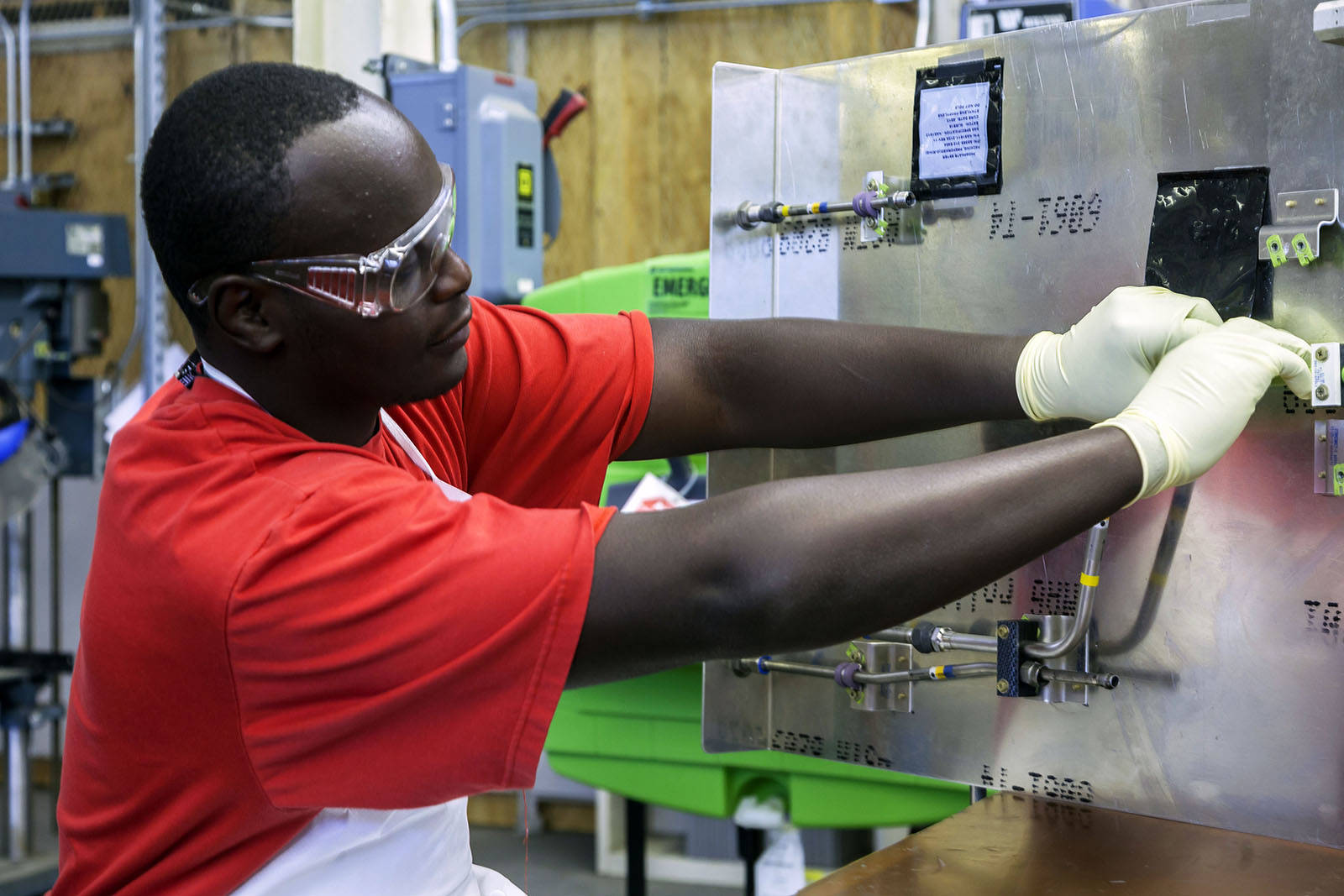 Boeing’s six-week Fabrication internship has hosted about 120 high school interns over the last five years.