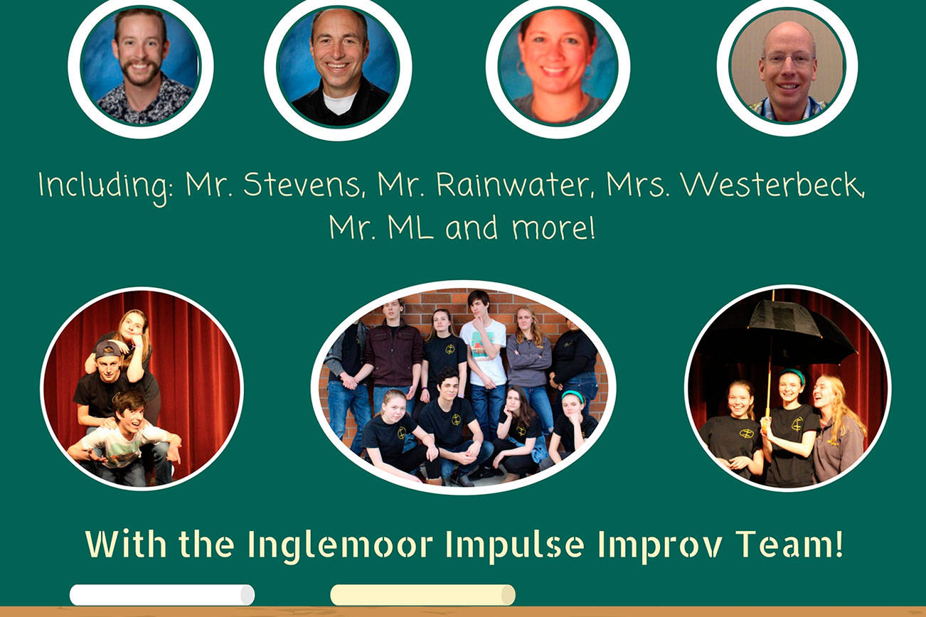 Inglemoor improv team performs with teachers