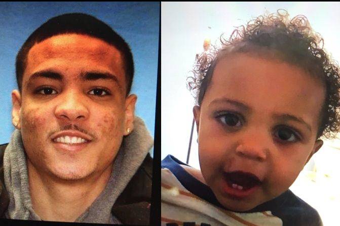 Left, Terrance Lee-Hammond Jr. took his 1-year-old son Jahvell Scott, right, Thursday evening from the boy’s son. Photo courtesy of Bothell Police Department