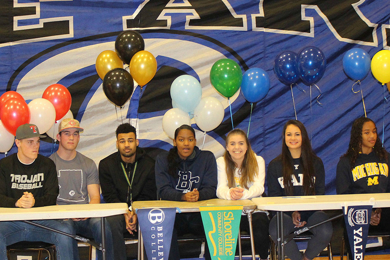 Bothell senior sports signees