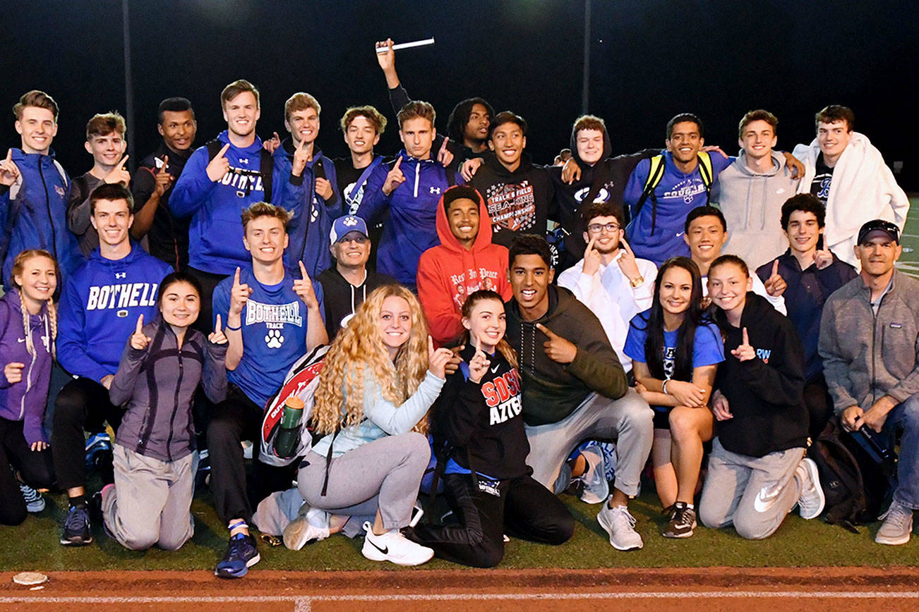 Bothell boys snag district track and field team title